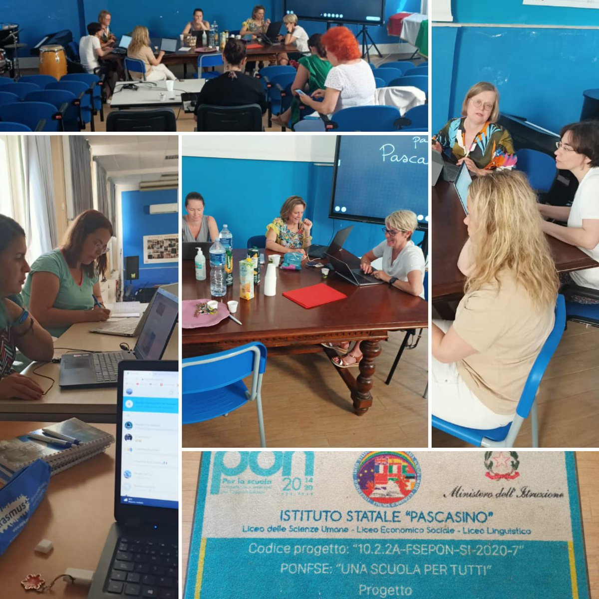 active_cre's tweet photo. Today morning, we continued to work on our project by uploading all our products to Drive.

#ErasmusPlus #creactive @sepiegob https://t.co/CGNFHd8okT