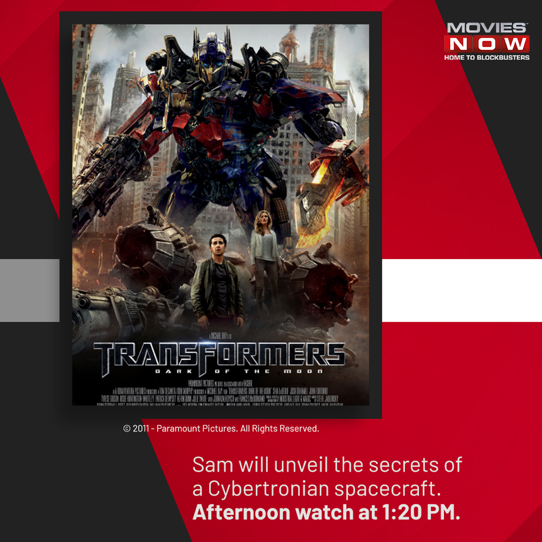 moviesnowtv's tweet photo. Fight your mid-week blues with interesting plots of these entertaining films. Watch them all, only on Movies Now.

#MovieMarathon #Transformers #ReturnOfXanderCage #TomorrowNeverDies #MoviesNow https://t.co/XN2iHQHAXn
