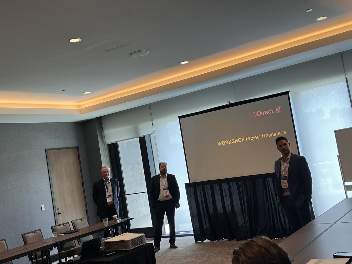 AIAI_Infra's tweet photo. Our first #p3bootcamp of #CSEF focusing on #projectreadiness with William Gorham @PlenaryAmericas Shai Markowicz @Citi and Julian Anderson @rlbamericas #p3 https://t.co/y1M6UFmRVx
