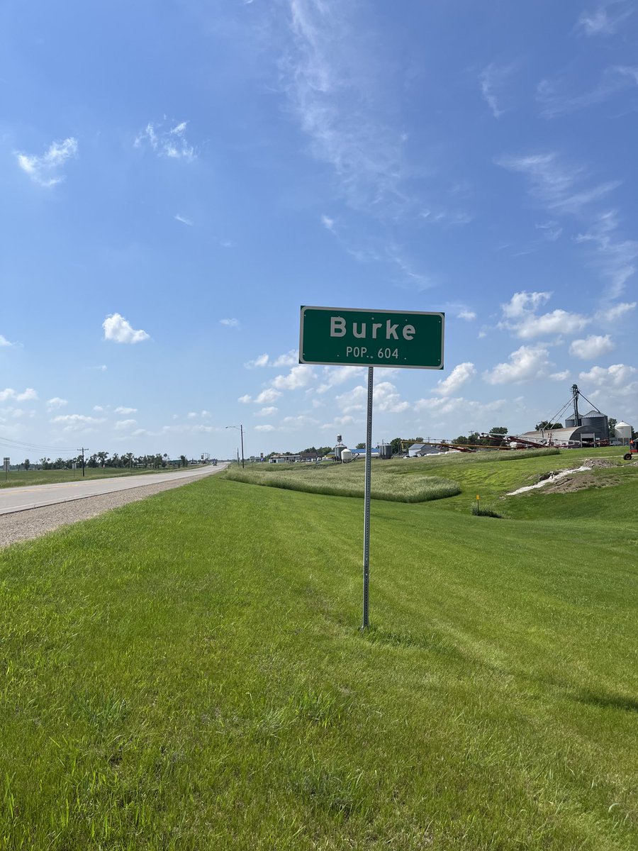 Haksgaard's tweet image. I’m starting a research project that will have me visiting about 20 small South Dakota towns to meet with rural lawyers. My husband is joining to be the photographer. 

First up was Burke, population 604.