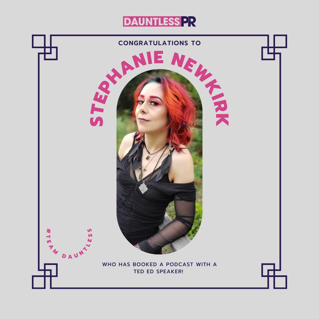 Luana_Ribeira's tweet photo. Well done to Stephanie Newkirk who has booked a podcast with a Ted Ed speaker!
#TeamDauntless #clientwins https://t.co/dgqWnnWi2f
