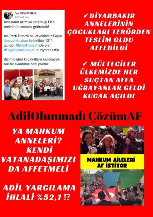 omerAsaforhn's tweet photo. @M_Sarigul Ne Olması Lazım AF VERİLMESİ İçin Anlayamıyorum.
EMPATİ KURUN⚠️
1️⃣ADİL YARGILANMAMIŞ OLSANIZ,
2️⃣FETÖ MENSUPLARI TARAFINDAN YARGILANMIŞ OLSANIZ
3️⃣HAKSIZ YERE DELİLSİZ BEYANLA ÖMÜRLÜK CEZALAR ALSANIZ
NE HALDE OLURDUNUZ
BİR KEZ DÜŞÜNÜN🤔
O ZAMAN ANLAYACAKSINIZ

AdilOlunmadı ÇözümAF https://t.co/6xOPzYNaGT