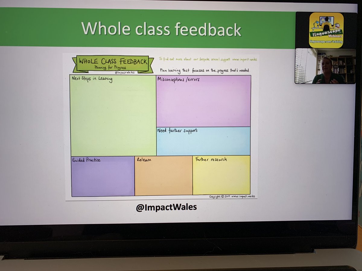 CristaHazell's tweet photo. @ImpactWales getting lots of 💙 for their brilliant &amp; easy to use whole class feedback template to get feedback from @MissWozniak’s learners without correcting the same thing 100s of times!! @linguascope #mfltwitterati #mflchat #langchat #langtwt #commonsense #wholeclassfeedback https://t.co/htDlGOHCz6