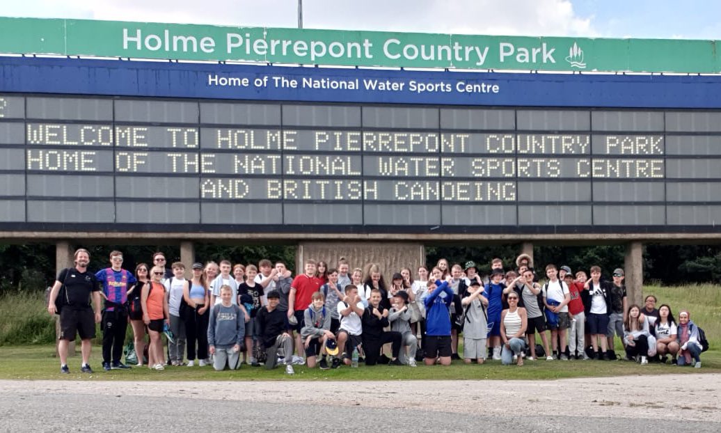 Year 8 Water Sports Team photo from Holme Pierrepont. #Enjoyment #HalsburyTrips