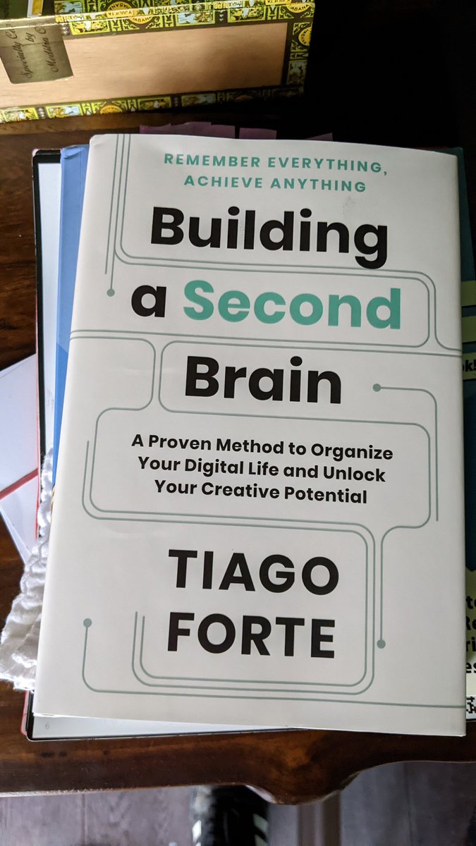 ScatterNote's tweet photo. Excited to finally read this book and figure out how ScatterNote can help build a #SecondBrain
#basb https://t.co/DEAe59xf6b