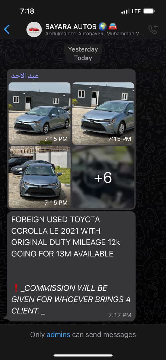 ❗️EASY WAY TO MAKE MONEY FROM HOME. 

STEP 1: JOIN THIS WHATSAPP GROUP

chat.whatsapp.com/JTstzL3QnMOHKJ…

STEP 2: ADVERTISE THE CAR SENT. 

THATS ALL

✅ YOU GET COMMISSION WHEN YOUR CLIENT BUYS.