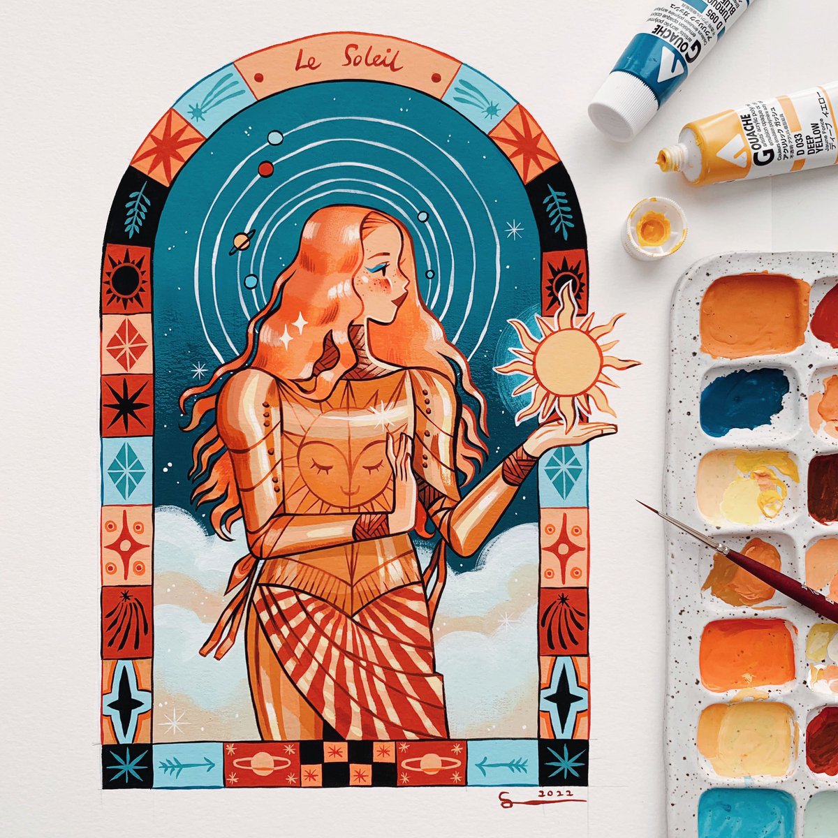 Sibylline_M's tweet image. ✨🌜🌞 Le Soleil &amp;amp; La Lune 🌞🌛✨