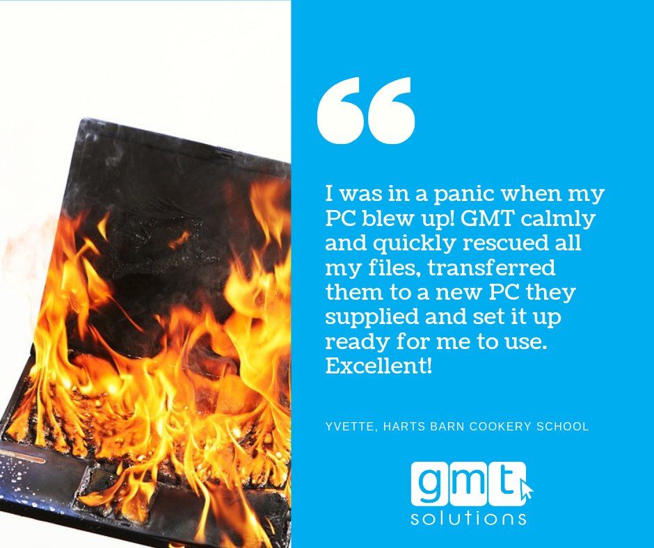 GMTComputing's tweet photo. Have you ever had that sinking feeling when your computer dies on you? No need to panic - get in touch with us and we can help you out! https://t.co/SbADM0NJCk