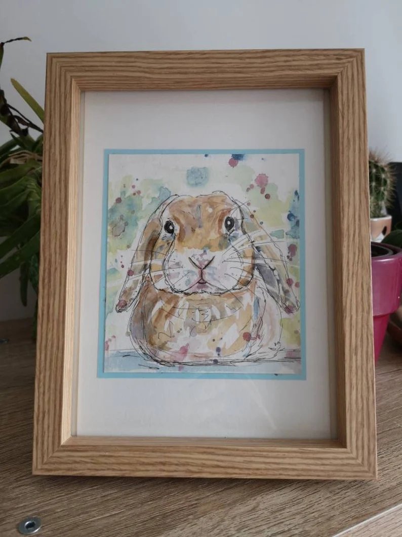 DebRobArt's tweet photo. This little lop is a one-off and just £27. Includes delivery. #womaninbizhour #loprabbit #rabbitsoftwitter #rabbits https://t.co/DRvireYuLw https://t.co/97iA6FYmIB