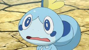 sobble blue eyes no humans pokemon (creature) solo open mouth bright pupils white pupils  illustration images