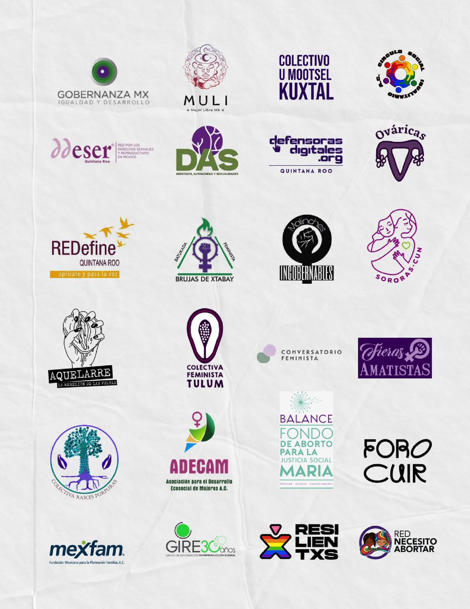 gobernanza7's tweet photo. Queremos a #QRoo en el mapa de los derechos. 🙌🏼

De manera enérgica hacemos este Exhorto  a Diputadas y Diputados electos a la XVII Legislatura. 💚💜

#AbortoLegalYa #YoDecido #VivasyLibres https://t.co/C514Qg7oIf