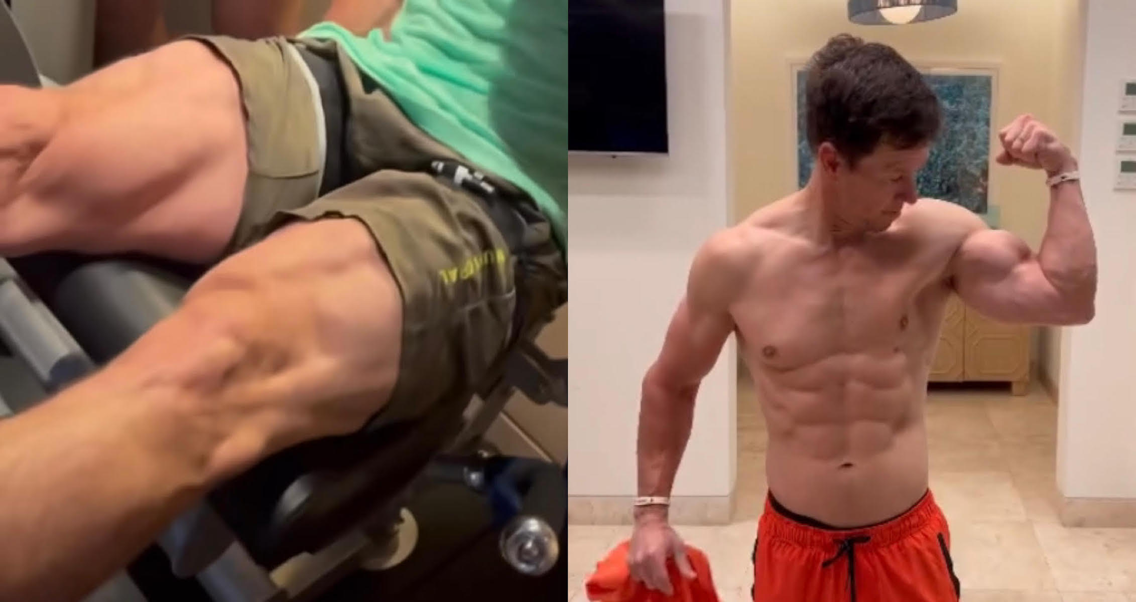 GENERATION IRON on X Mark Wahlberg shows off massive quads to go along with his shredded core in a recent leg day workout. https t rnHLmXOxzC https t GeFT3ivf2B X