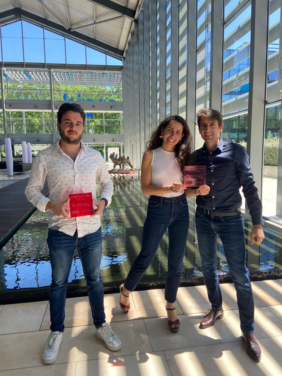 EL_venturelabs's tweet photo. Clôture de l’accompagnement des #startups du programme #EdJobTech de l'accélérateur @EMLYON hier chez @CegidFrance. Remise du prix du jury pour JOBO Interim et prix du public pour @N_oublie_jamais. Bravo à tous !👉Prochaine promotion pour la rentrée https://t.co/IpqkUsrWPk https://t.co/PJMLqwq36j