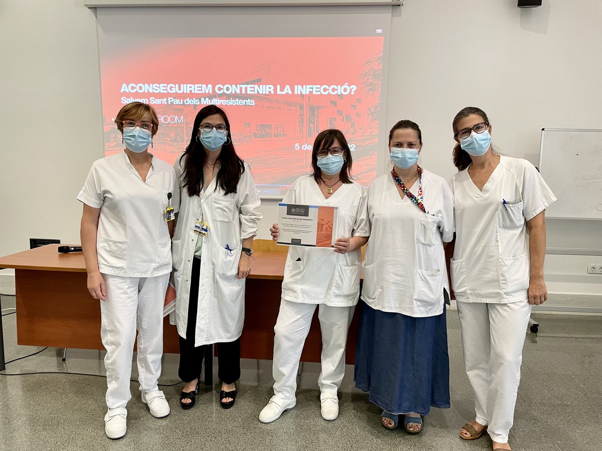 Els equips guanyadors de l'"escape room" organitzat des del Programa de Control d'Infeccions i Política Antibiòtica #SantPau amb motiu del #DiaMundialHigieneMans ja han rebut els seus premis! ✌🏼👏🏼
Moltes gràcies a tothom per la participació! 👇🏻
santpau.cat/web/public/-/l…