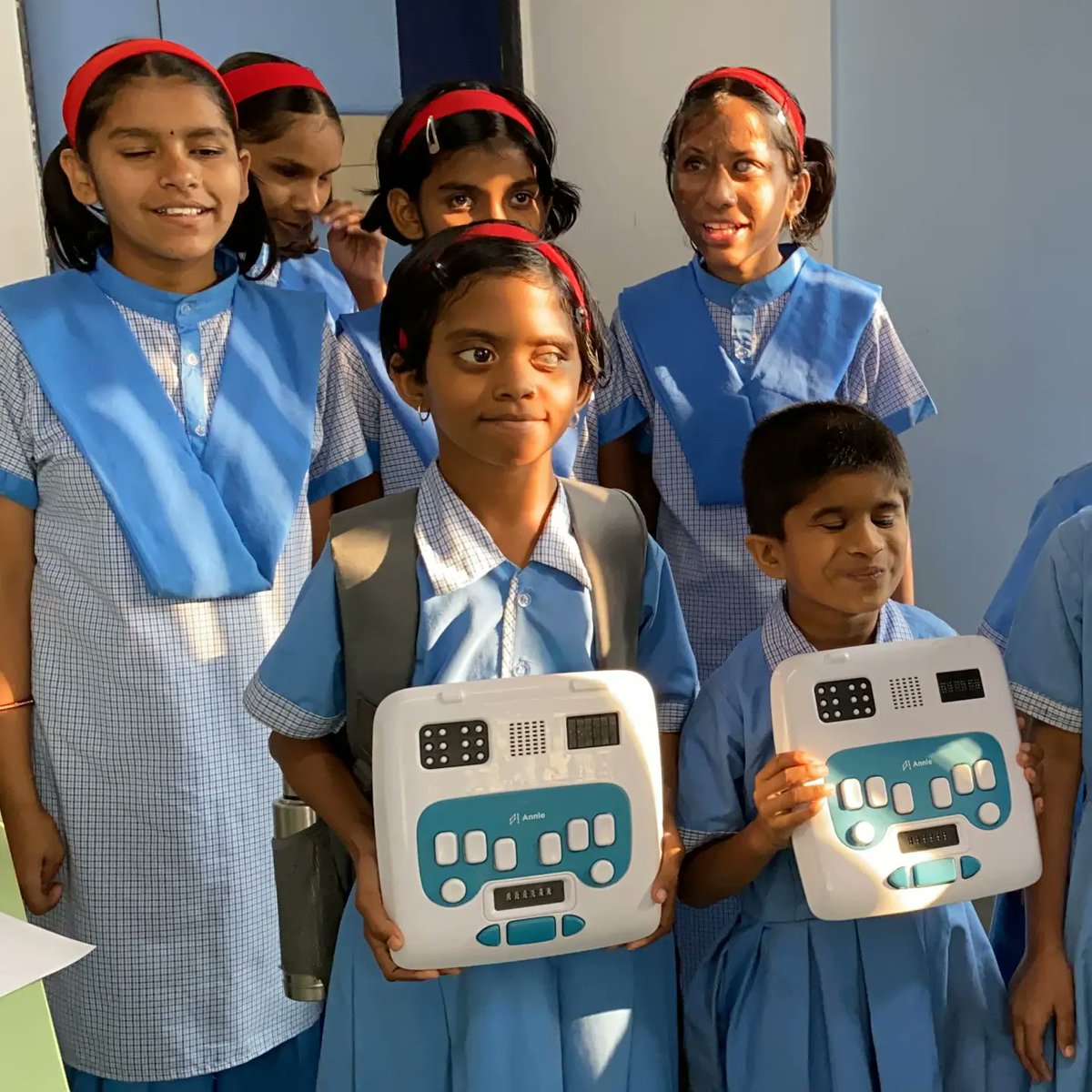 thinkerbelllabs's tweet photo. NFBM Career Oriented Education Campus for the Blind Smart Class Deployment
#thinkerbelllabs #StartupIndia #StartUp #edtech #annie #braille #visuallyimapired #anniesmartclass #braille #ip #technology #EducationForAll #thinkerbelllabsdeployment #technews #education https://t.co/rGZeke0Zmw