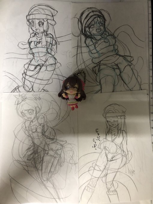 しょうがないにゃ〜…じゃあ見せれるくらいには描いてるやつをいくつか…
何年も前のやつだと思われるのでもしかしたらどっかで出したやつあるかもしれないです 