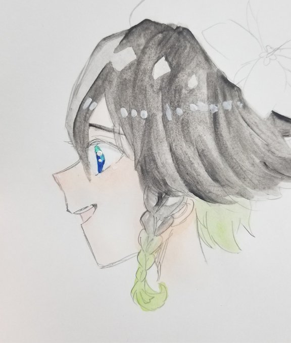 水彩絵の具のtwitterイラスト検索結果