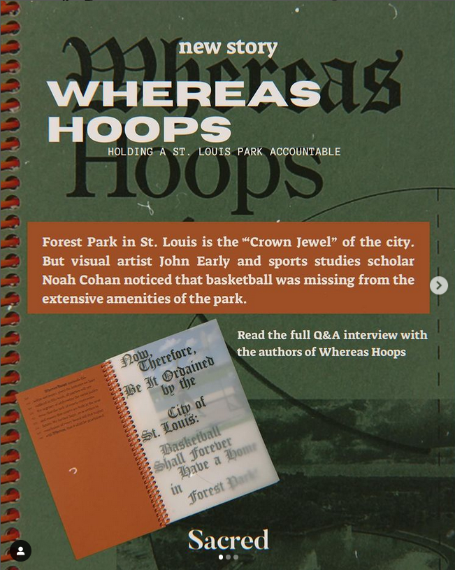WhereasHoops's tweet photo. Check out our interview with Sacred Hoops!
#whereashoops
https://t.co/LS72XkFIbr https://t.co/e7fD06ZNRL