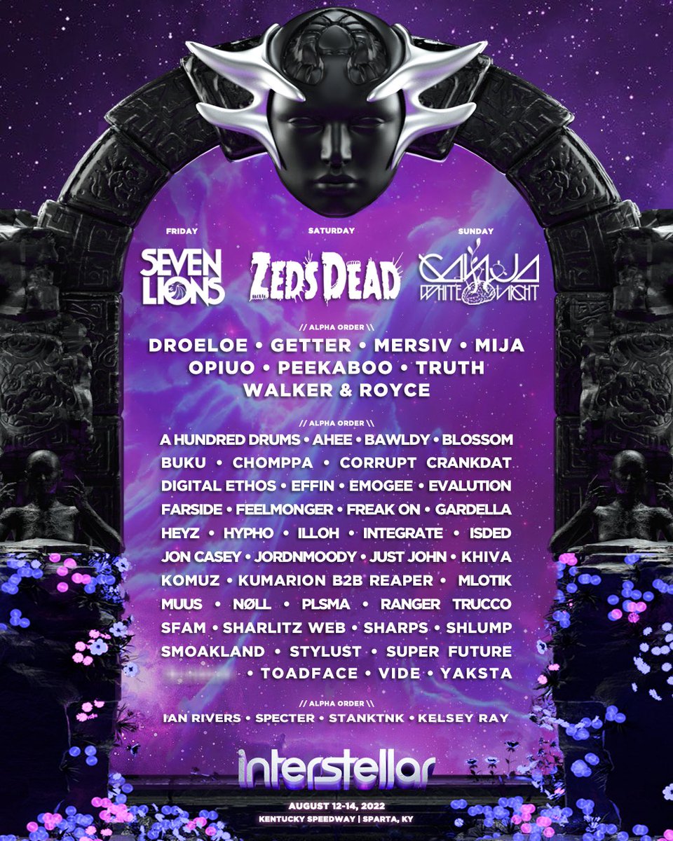 TheFestiveOwl's tweet photo. GIVEAWAY — The inaugural @InterstellarMF to feature: @ZedsDead, @SevenLionsMusic, @GanjaWhiteNight + more.

Enter for your chance at (2) GA passes + single day tix are on-sale now.👇

To enter:
1. Follow @TheFestiveOwl + @InterstellarMF
2. RT this tweet.

Winner contacted 6/21. https://t.co/3DWdR8el1j