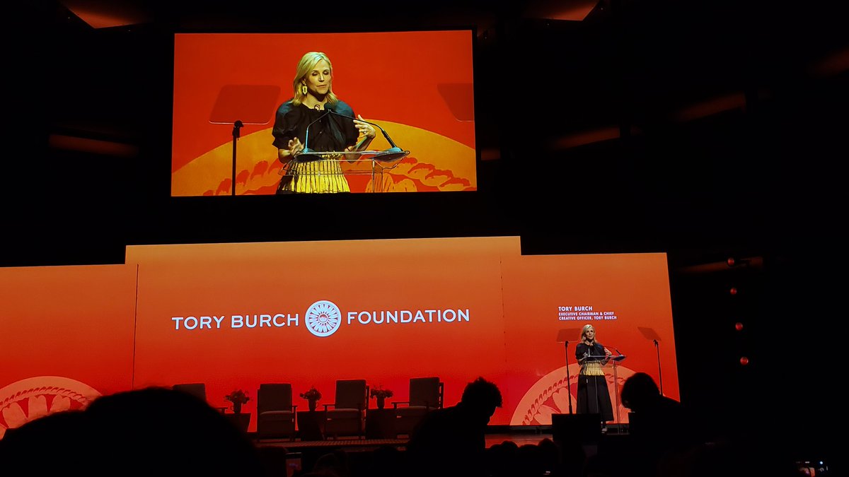 'When we clear the obstacles between women and their dreams, we can change the world...if there isn't a path, you can make a path' Amen @toryburch #EmbraceAmbition #inspiration