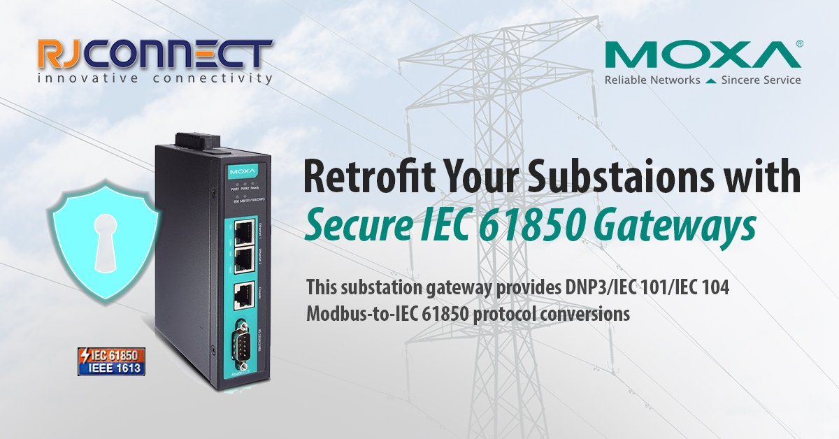 RJ_Connect's tweet photo. Moving forward to modern substations, streamlining a variety of legacy power devices with minimal cost and effort is crucial. 
For more information click here -> https://t.co/MXXreCF4Gq
#industrialitsolutions
#moxaconnect
#rjconect
#substationsolution https://t.co/w2iMLigzYG