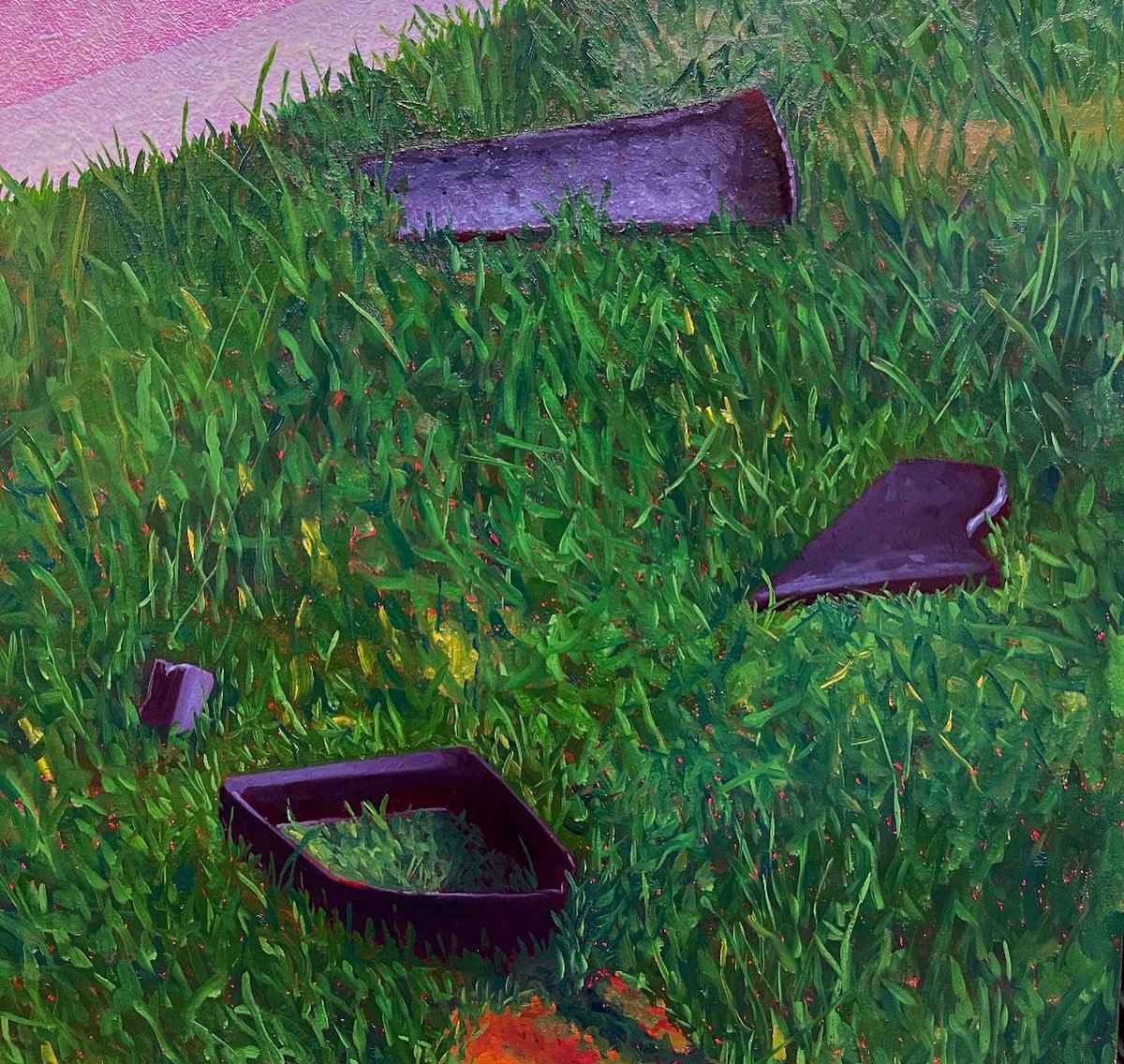 Who Am I When I Am on My Own (That Might Have Been the Last of My Youth, I Never Told My Folks the Truth), 2022, Oil &amp; Acrylic on Canvas, 93.5 x 100 inches 
.....
On view at <a href="/ArtBasel/">Art Basel</a> Switzerland June 16-19, Booth K9, with <a href="/LehmannMaupin/">Lehmann Maupin</a> 
.......
#ArcmanoroNiles #LehmannMaupin