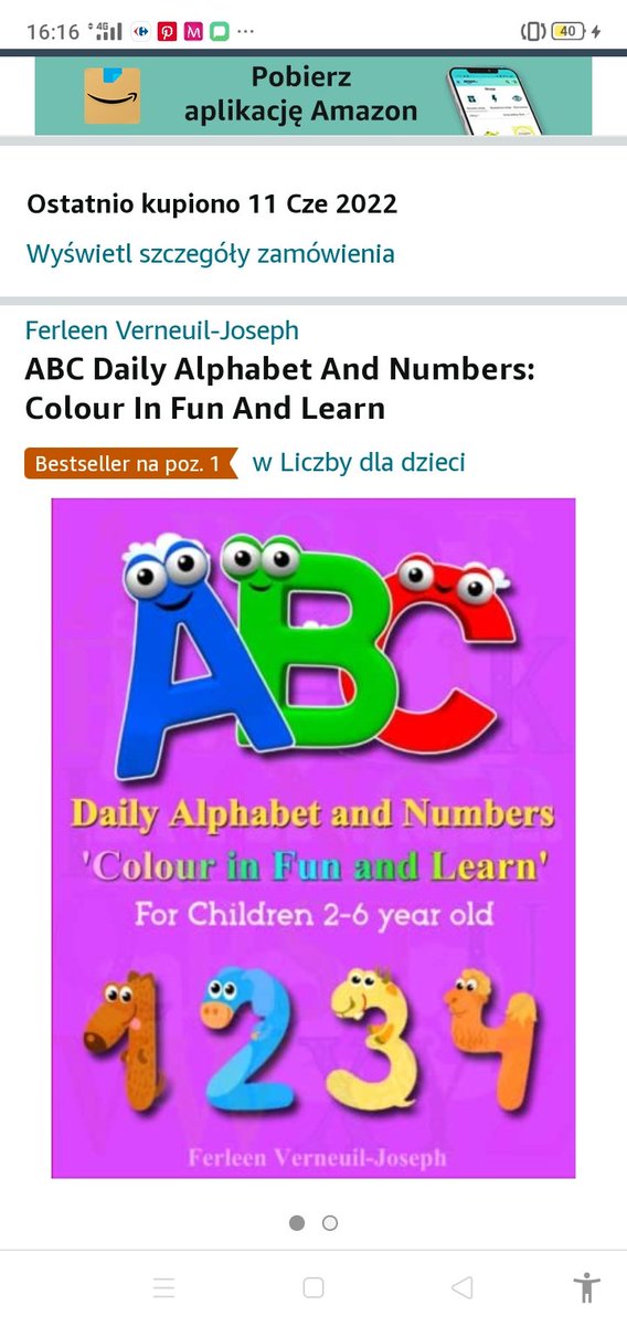 Best seller Today on amazon.pl
Amazon.com
Get your kid's copy now
#kidsbooks 
#Kidsabc123
#kidscolouringbooks
