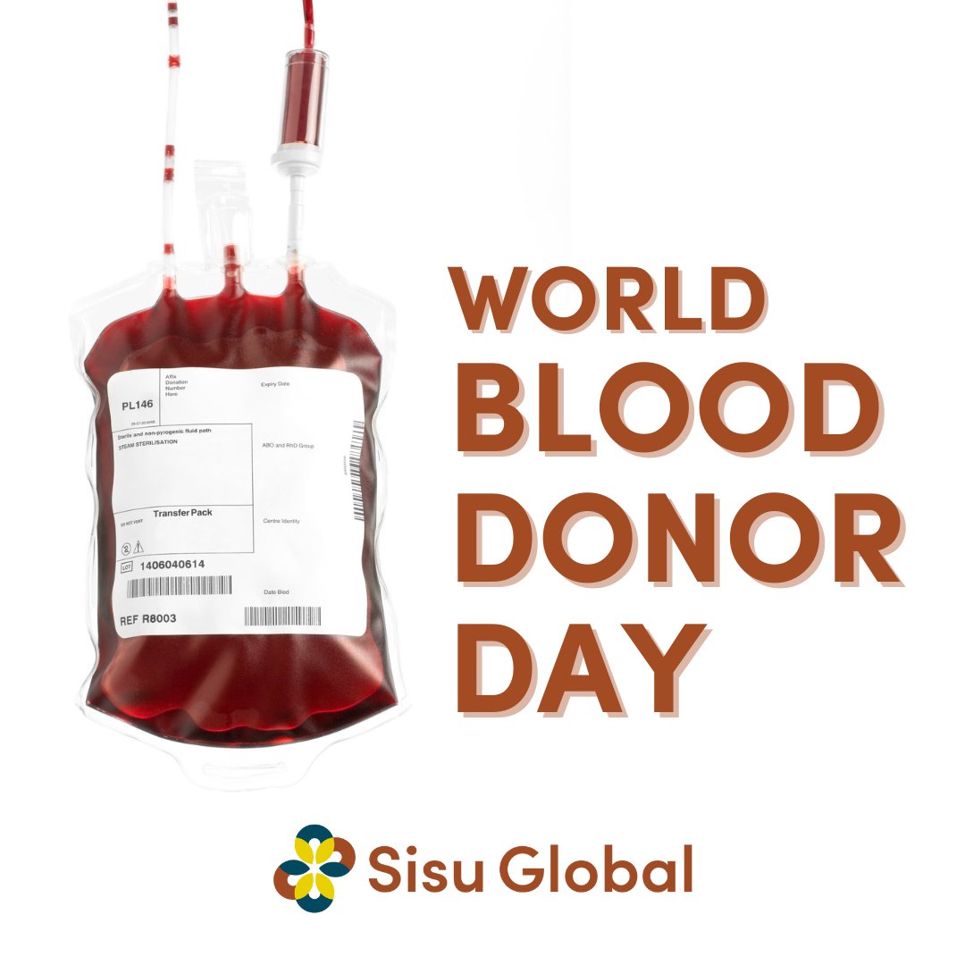 Today is #WorldBloodDonorDay —a call to action to raise global awareness of the need for safe blood &amp; blood products for transfusion. Learn how Hemafuse has increased access to blood transfusions &amp; reduced the demand for donor blood. 

sisuglobal.health/hemafuse