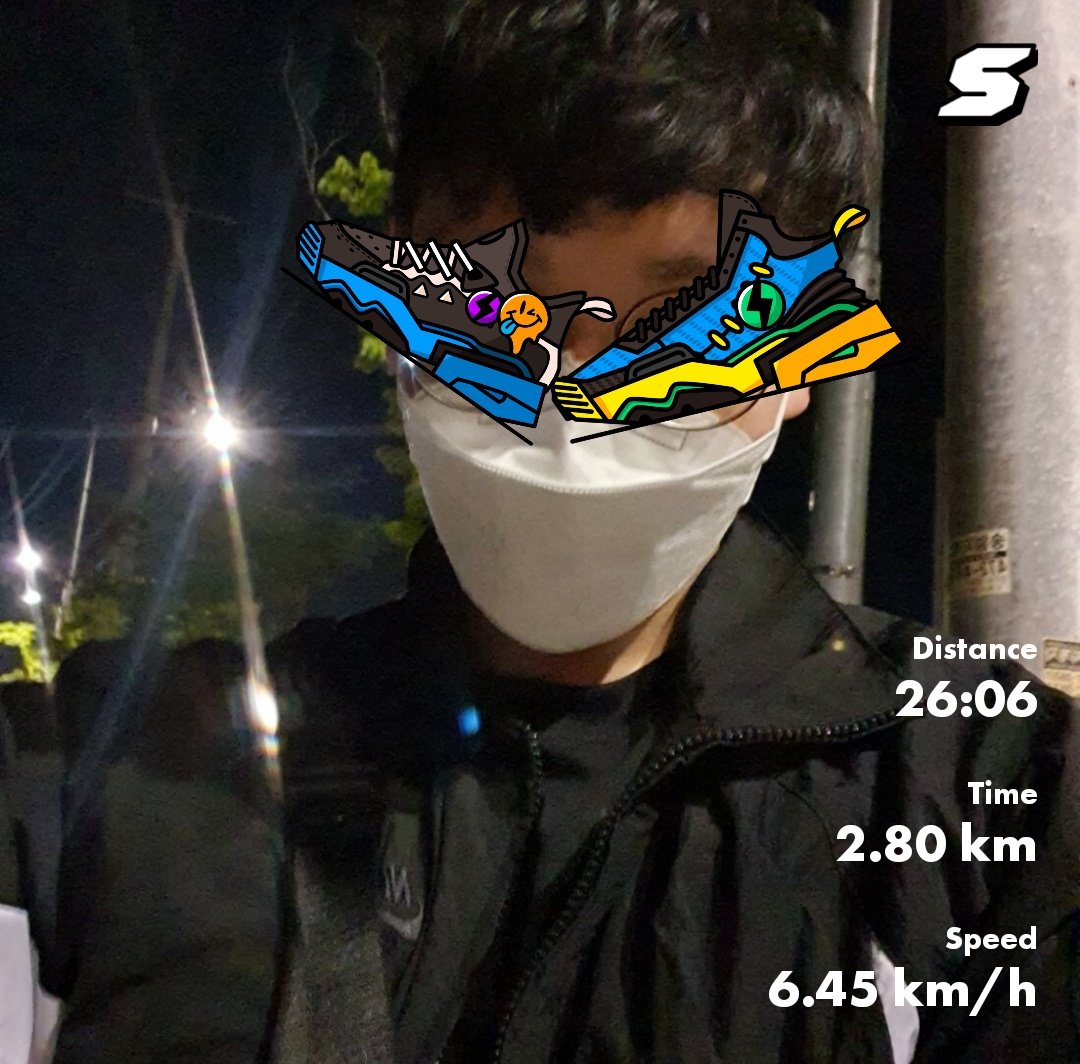 Wak_K9's tweet photo. @SuperWalk_ @byungsick2 @cab0342 @daegweon 
비가와서 후다닥 들어가긴 했지만 그래도 에너지는 알차게 썻습니다 ㅋㅋㅋ 이놈의 JOGGER들 정말 초반에 선택을 해서그런지 애증의 관계가 되버렸네요 https://t.co/aR30mjVC7b