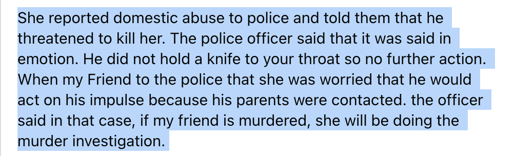 PoonamJoshi_'s tweet photo. @metpoliceuk I salute you, You should get a knighthood for being so efficient every single time! This is what one of your officers said to one of our group members @IndianLadiesUK pls refer to the screenshot...#MetPoliceIncompetence https://t.co/NC0D049E7b