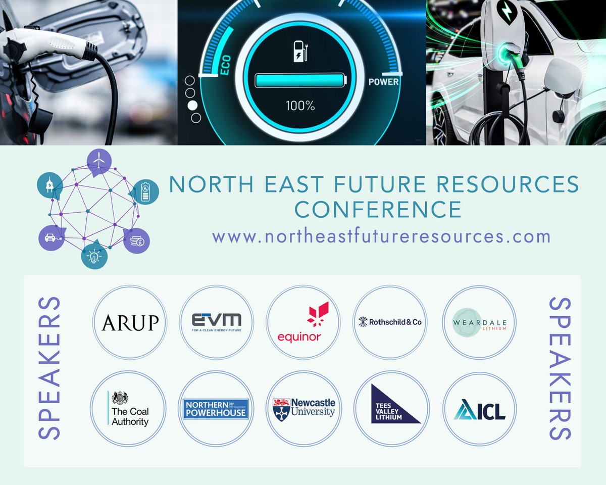 Weardalelithium's tweet image. Some exciting speakers attending NEFR this year: @ArupUK @evmetalsgroup @Equinor @NPHinfo @EngageNCL @TVLithium @iclboulby 

#energytransition #lithiumproduction #futureresources #greenenergy #EV