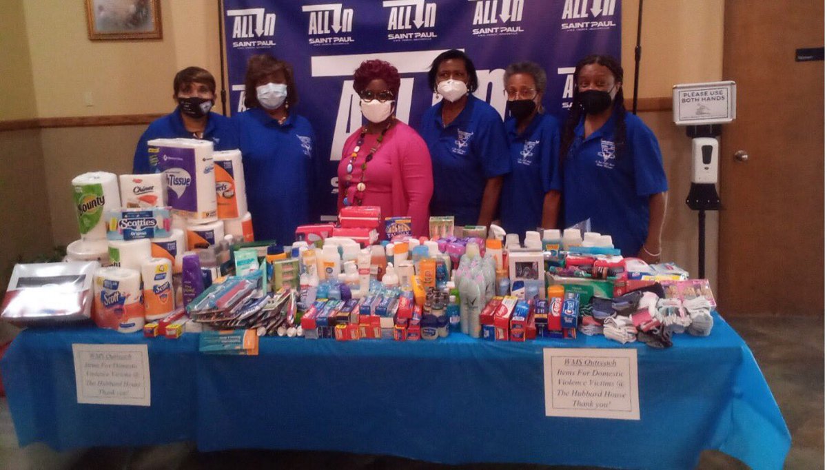 The Violet Williams Women’s Missionary Society is blessed to provide over 100+ needed items to the Hubbard House, Inc. Domestic Violence Shelter  for women and children this Summer. 

Thank you to everyone who went #allin on the toiletry drive.