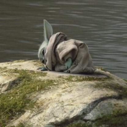 Grogu’s reaction both times he went to school will forever be a mood