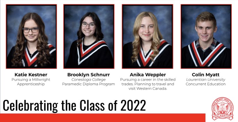 We recognize the hard work and determination of our Sacred Heart grads. Congratulations Class of 2022!