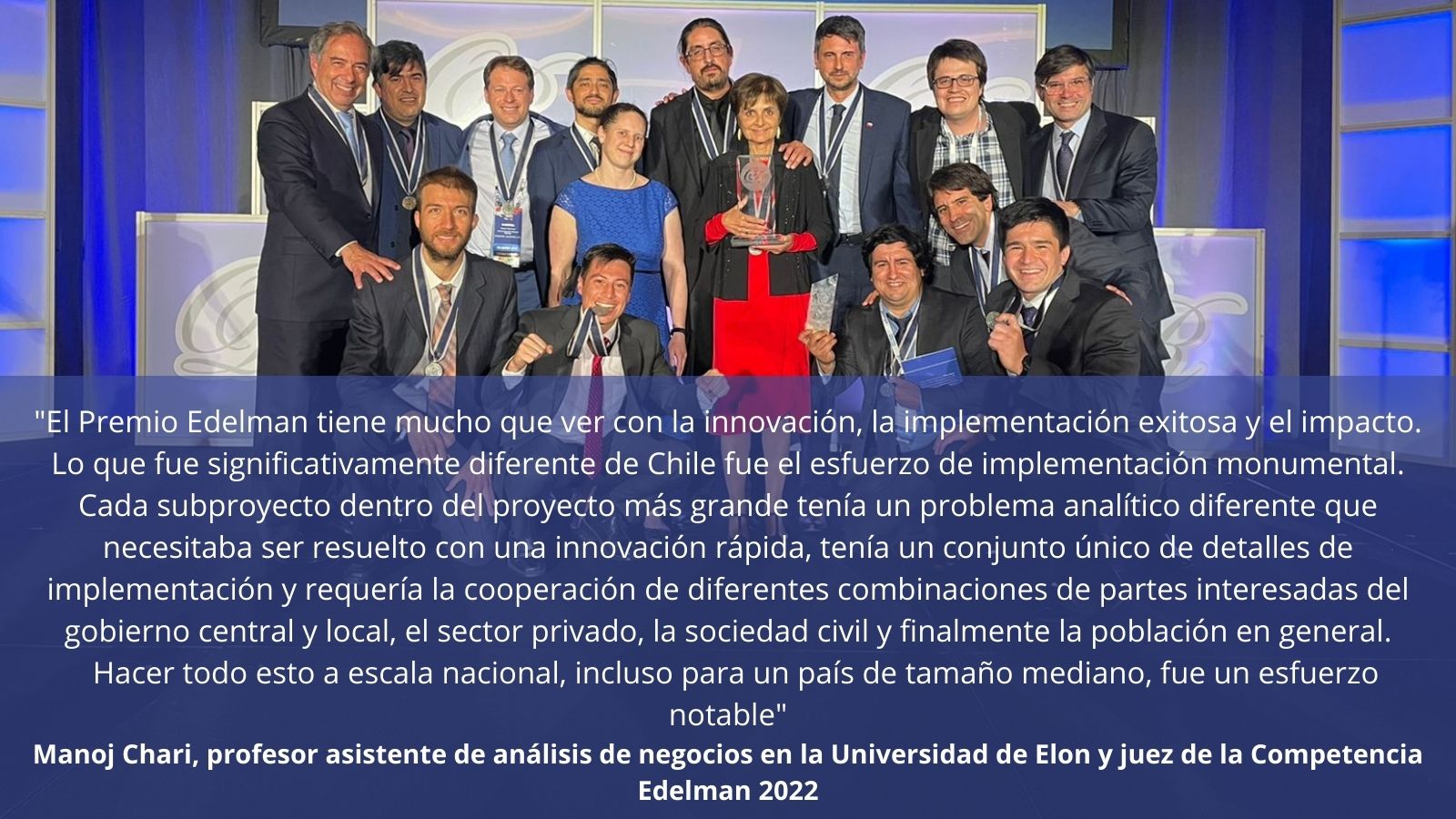 Image for the Tweet beginning: Trabajo de Chile para superar
