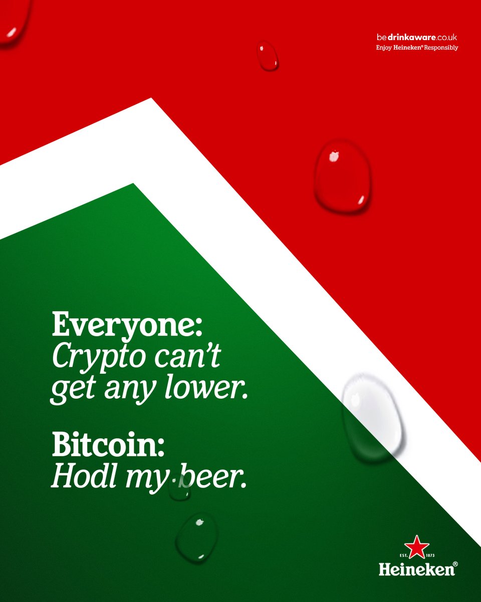 Our investing advice? Don’t take investing advice from a beer brand’s social media manager. #bitcoin #hodl