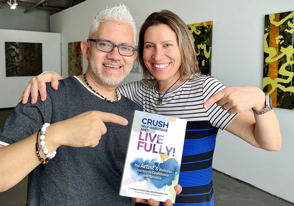 SergioGomezArt's tweet photo. GM #NFTCommmunity we are super excited to share our new book Crush Self-Sabotage and Live Fully! The Artist’s Welles Journey to Confidence and Success. 

Get on the book list! Go to https://t.co/TJKkKbaZaU and sign-up to be among the first to order the book on June 25th. https://t.co/3hm6p189XZ