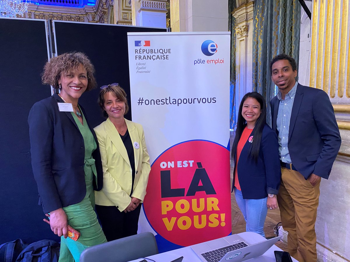 FranceTravail's tweet photo. Retrouvez l'interview de @PaolineEKAMBI, Présidente de @SportailCommuni, dans l'#LEmission de @pole_emploi 🎙️
Paoline nous partage sa vision de l’importance de la #reconversion professionnelle, notamment dans le monde du #sport. 🏃
➡️ https://t.co/sCvE1Cc9JV #AvecPoleEmploi https://t.co/SIH17AubvQ