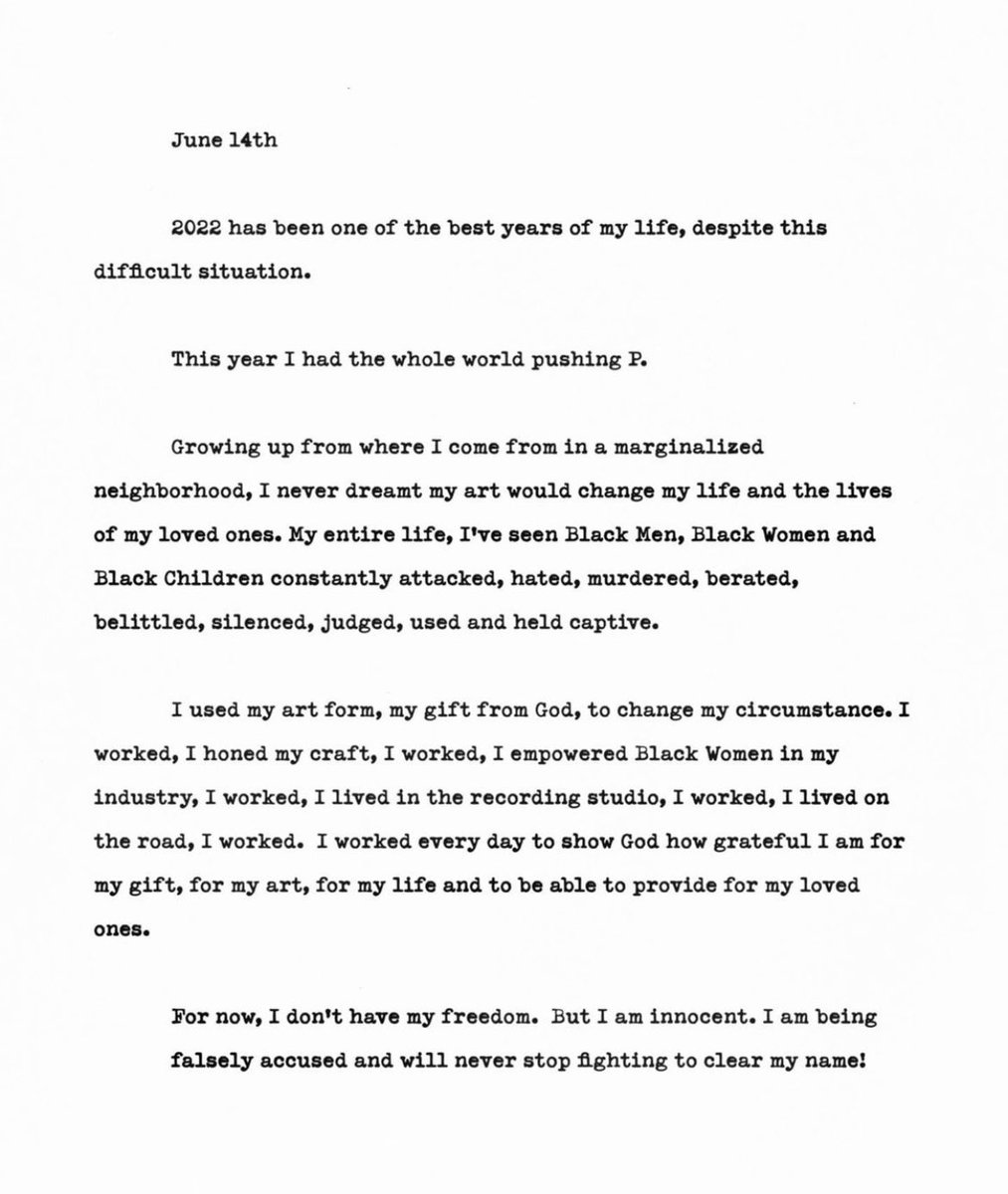 XXL's tweet image. Gunna shares a letter from jail on his 29th birthday