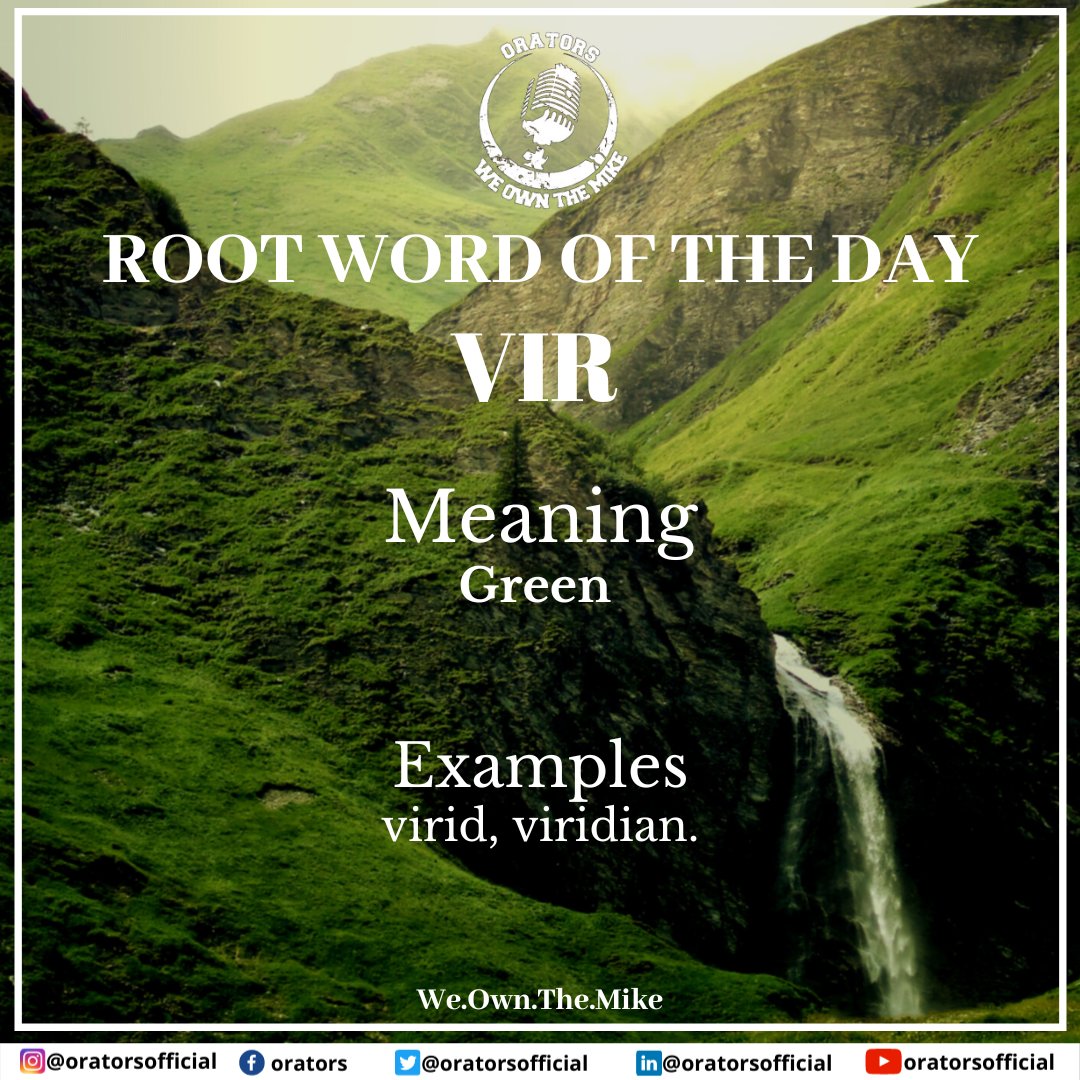 oratorsofficial's tweet photo. Root Word of the Day
.
.
.
.
.
.
.
.
#Orators #Rootword #WordOfTheDay #knowledge #twitter https://t.co/wh6sa4Nhl0