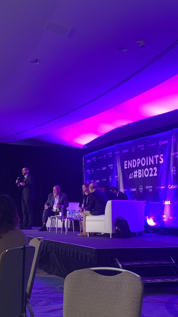 _ellen_murphy's tweet image. Kicking off my Tuesday with @endpts at #bio22 discussing how biotechs can navigate turbulent times.