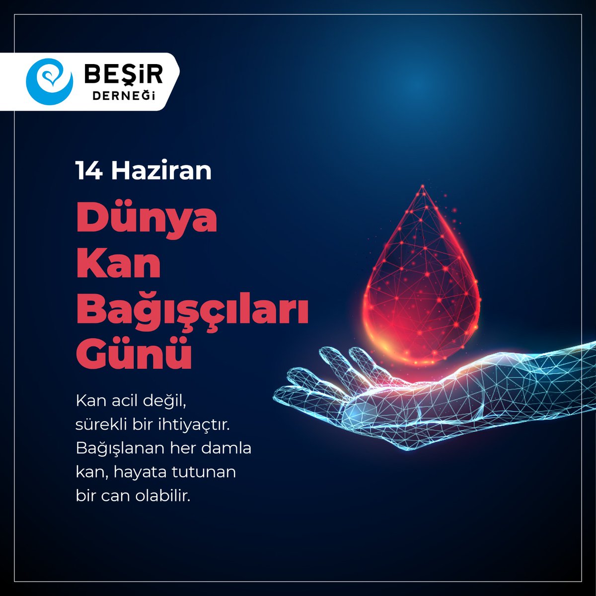 FatihSariyarTR's tweet photo. 30 binden fazla gönüllüsü bulunan https://t.co/BGarp5Gs5l ailesi olarak düzenli kan bağışını destekliyoruz.

Unutmayın kan acil değil sürekli ihtiyaçtır. @Kizilay @Besirdernegi @kankardesimorg https://t.co/6mZ1KktgvY