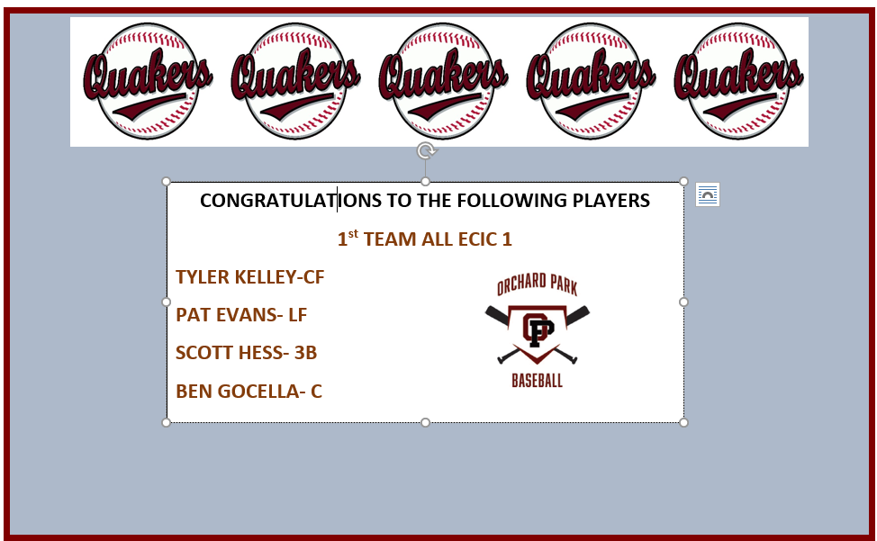 Orchard Park Baseball tweet media