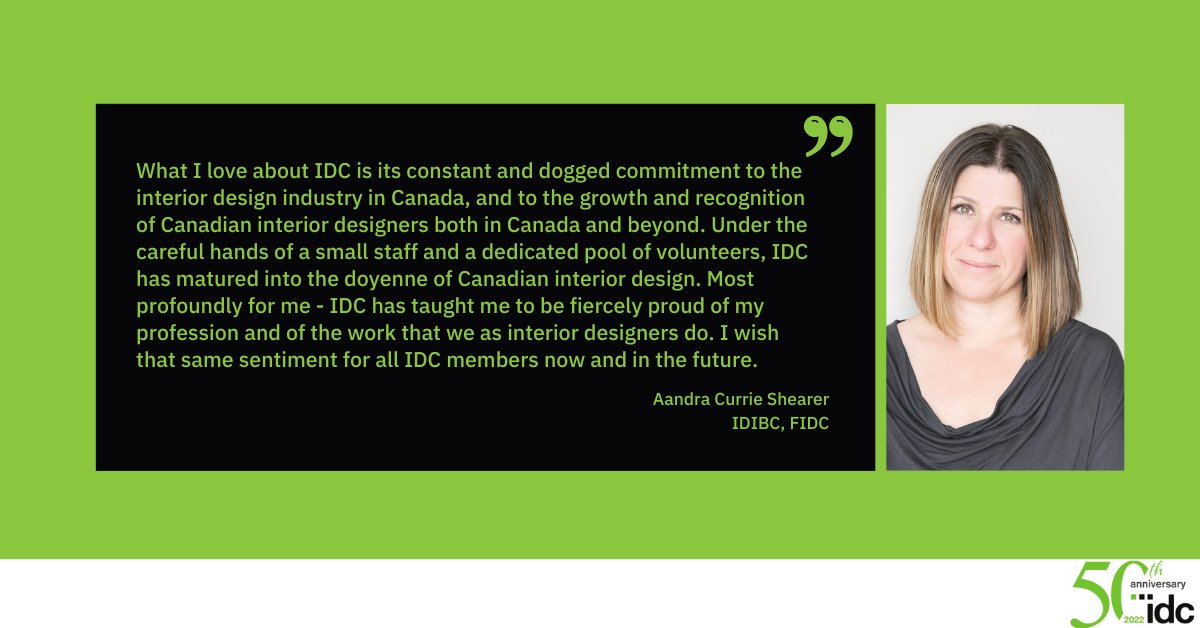 IDCanadaTweets's tweet photo. IDC celebrates 50 years of interior design! ✨ @aandracsIDC shares her thoughts on IDC's contribution and dedication to interior design in Canada.
Learn more about IDC’s 50th celebration: https://t.co/AAERa4cboA
#IDC50 #interiordesign #50yearsofdesign #idcommunity #milestone https://t.co/QWWIuLXdvJ