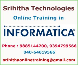 srihitha1231's tweet image. Informatica Online Training in India
We provide Informatica Online Training in India, Call 9885144200/9394799566 
srihithatechnologies.com/informatica.php
#informatica,#informaticatraining,#OnlineinformaticaTraining,#informaticaonlinetraining,#informaticaclasses #onlinetraining #informaticacourse