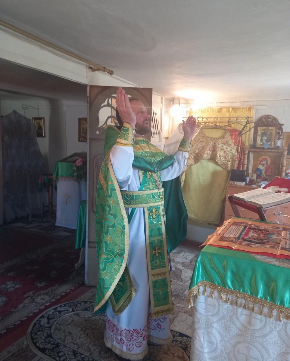 Праздник Пятидесятницы в миусинском скиту во имя великомученицы Параскевы Пятницы. 12 июня 2022.