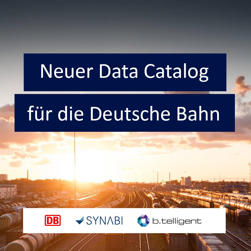 Gemeinsam mit Synabi haben wir die Ausschreibung der DB AG zur Ablösung des derzeit im Einsatz befindlichen Datenkatalogs gewonnen 🏆 #datamanagement #datagovernance #datacatalog Mehr dazu hier: btelligent.com/unternehmen/pr…
