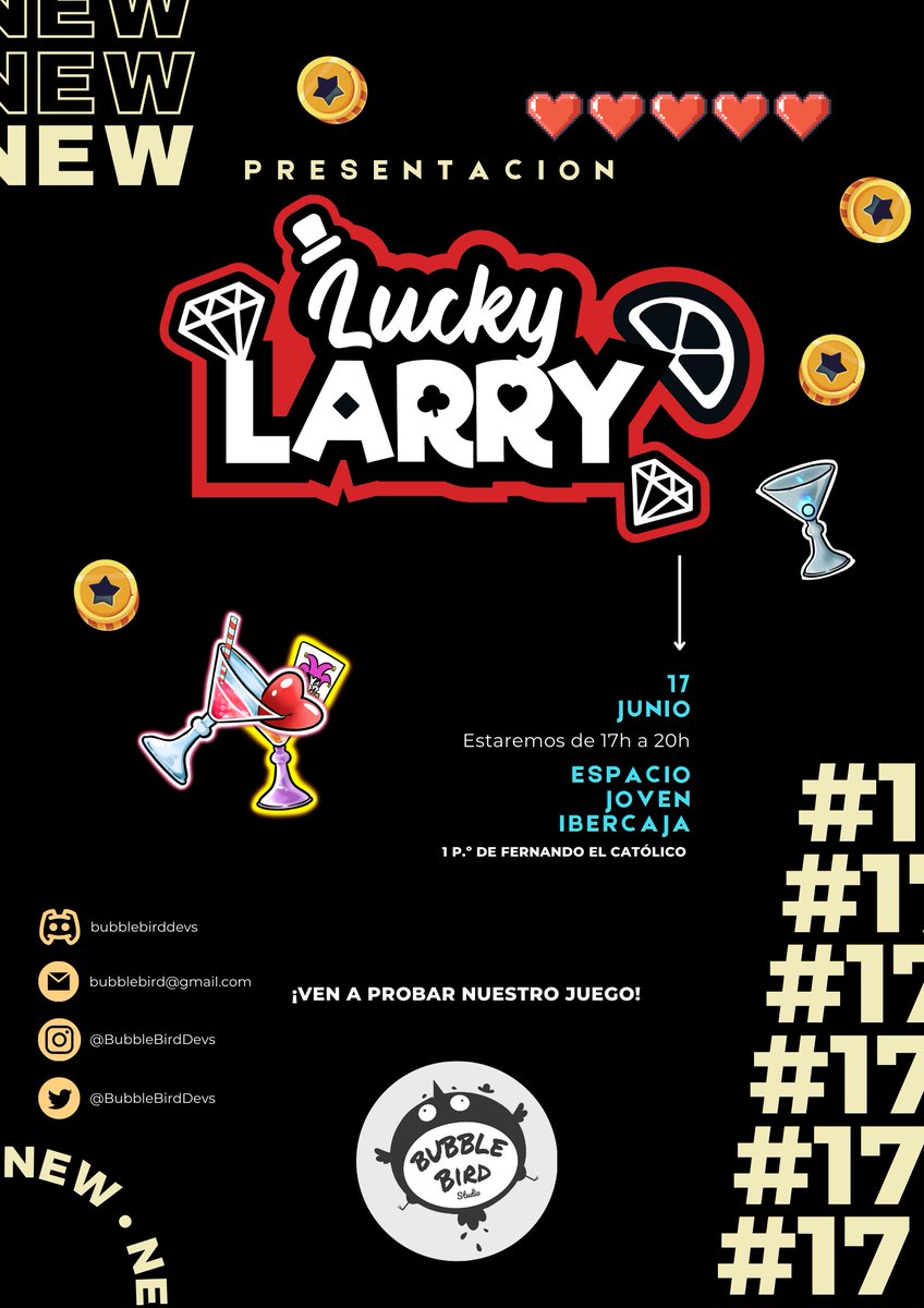 BubbleBirdDevs's tweet photo. Nos alegra comunicaros que este viernes 17 estaremos en el Espacio Joven de Ibercaja (Zaragoza) estaremos de 17 h a 20h ¡donde podréis venir a probar nuestro juego!🕹️ https://t.co/g8IcdBIoyA