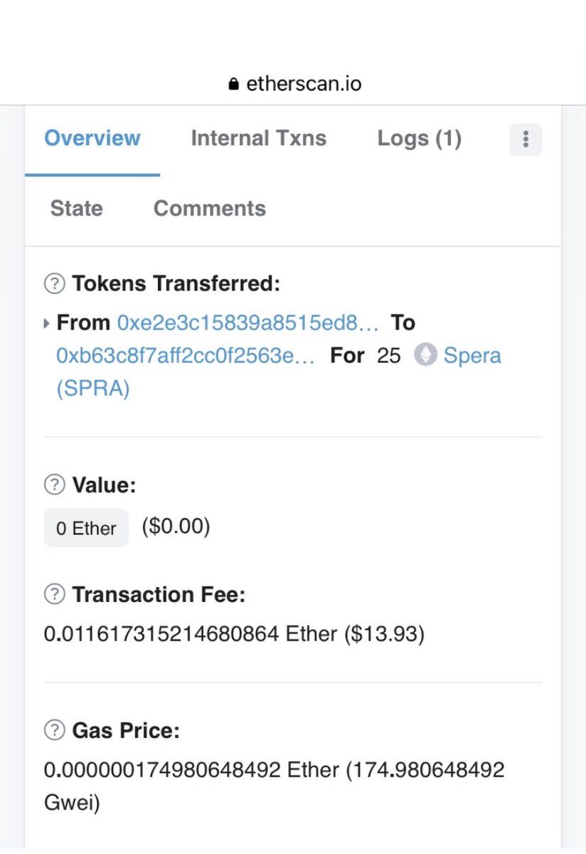 APTYsys's tweet photo. $SPRA can now be transferred to any external ERC20 wallet from our platform. Success๐ Letโs enjoy this moment. #Spera $APTY https://t.co/bTqhgIfJKE