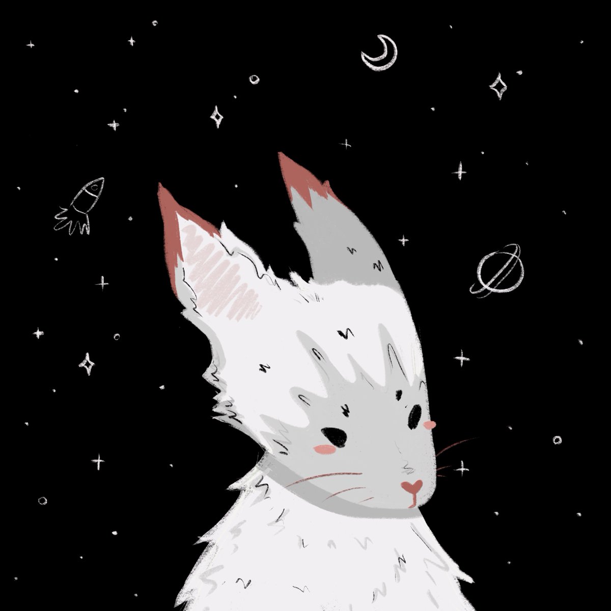 SickSleeve's tweet photo. Bought these two cute pieces from @urlittlerabbit!✨

1. In space
2. Edge of the world https://t.co/sTfVzbaTQY
